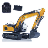 1/14 Scale Metal Hydraulic RC Excavator 945 Remote Control Painted Trucks Model W/ PL18EV Radio Light Motor Servo