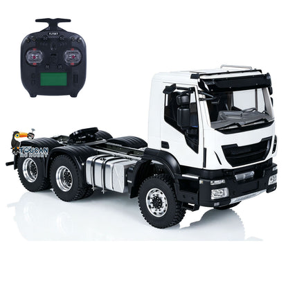 TOUCAN RC HOBBY MD 6x6 Metal Chassis 1/14 RC Tractor Truck  2-Speed Transmission Sound Light System FlySky ST8 Remote Controller Model for Adults