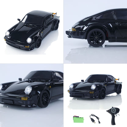 1/18 RC Drift Car LDRC A98 Fernbedienung Rennfahrzeuge Simulation 911 LED Licht Metallgehäuse RTR Batterie 9G Servo USB Ladung