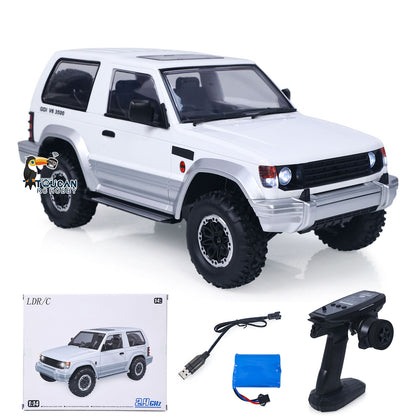 Plastic Shell 1/14 Remote Control Crawler LDRC LD1297S 4x4 RC Off Road Car 2Speed Gearbox Metal Gears 380 Brushed Motor RTR