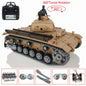 Henglong 1/16 7.0 Profession German Panzer III H RTR RC Tank 3849 with 360 Degrees Turret IR BB Smoke Metal Sprockets Idlers Road Wheels Barrel Tracks Gearbox