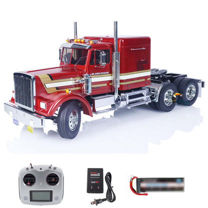 In Stock TOUCAN RC HOBBY Metal Painted Assembled 1/14 6*4 RTR RC Truck 56301 Remote Control Tractor DIY Hobby Models Cars Sound Light System