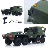 Fast Free Shipping 1/18 Remote Control Military Truck 8X8 All Wheel Steering Electric RC Off Road Vehicle Model 2Speed Gearbox RTR Metal Chassis