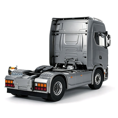 TOUCAN RC HOBBY MD 1/14 4x4 Metal Remote Control Tractor Truck 770S 2Speed Gearbox Differential Locks RC Lorry Car ST8 Radio Lights Sounds