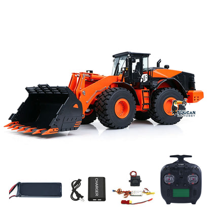 USED  Metal Hydraulic RC Loader 1/14 ZW370 JDM 198 Ready To Run Radio Control Construction Vehicle teshulianjie