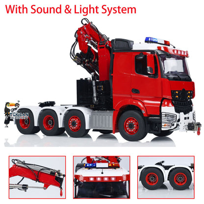 TOUCAN RC HOBBY  8x8 1/14 RC Hydraulic Crane Tractor Truck Fly Jib Remote Control Cars Model