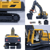 1/14 RC RTR Hydraulic Excavator EC360 JDM V2 Upgraded Digger Model with Sound & Light Systems Three-way directional valves Battry