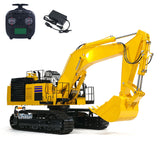 TYMX PC1250 Metal 1/8 RC Hydraulic Excavator Heavy Duty Construction Vehicle Brushless Motor for Model Collectors