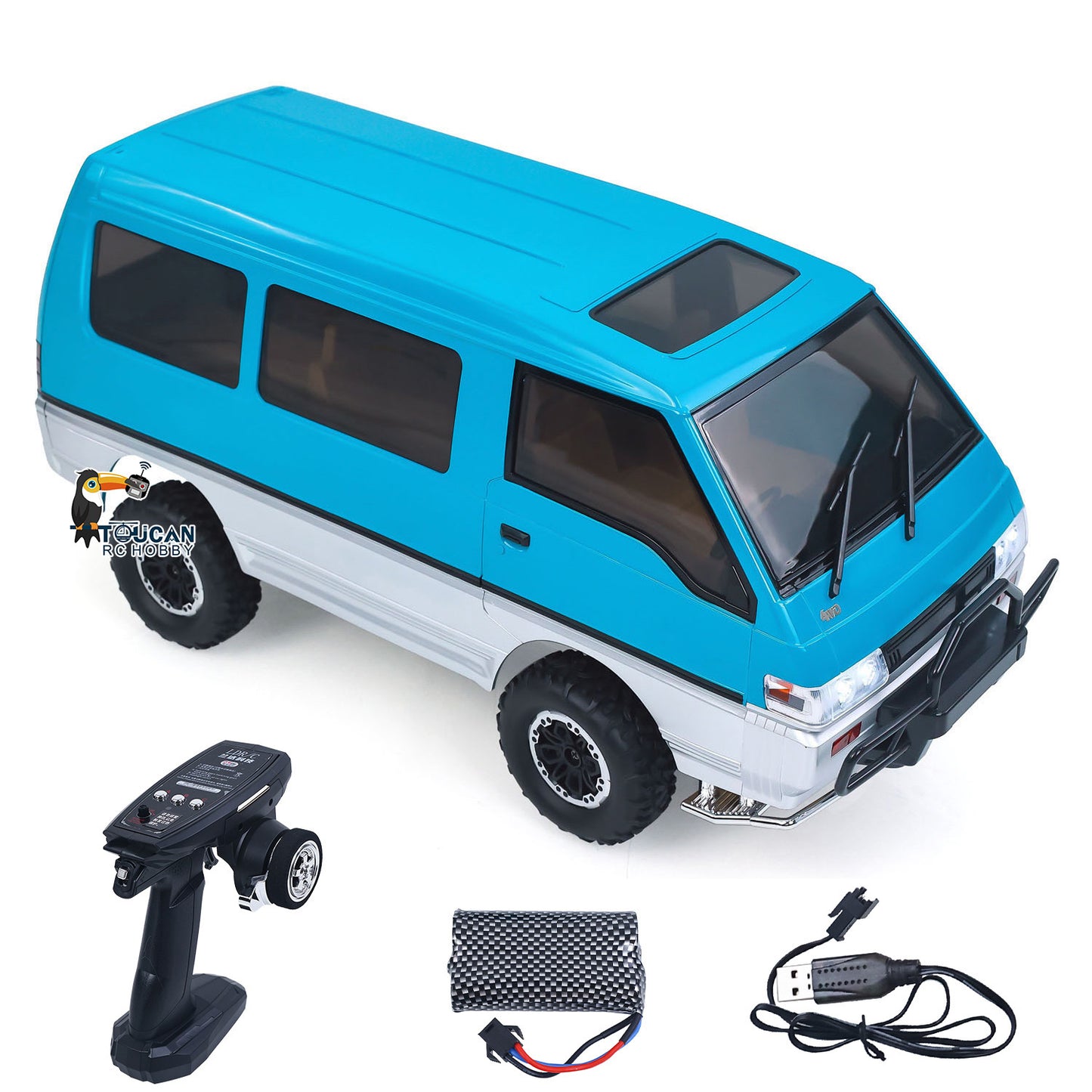 LDRC 1/12 Off Road RC Car LD1296 RTR 2Speed Transmission Metal Gearbox Motor ESC Servo LED Light Remote Control Outdoor Toys