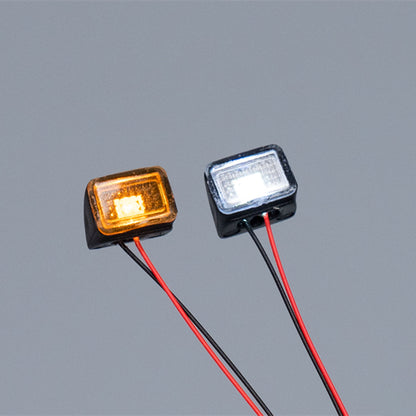 Plastic Roof Side Marker Warning Lamp Clearance Lamp for 1/14 DIY Radio Control Tractor Truck VO FH16 RC Lorry Dumper Model Car