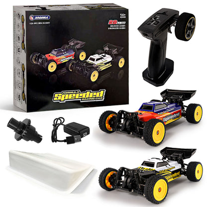 TOUCAN RC HOBBY 1/24 Electric Remote Control Off Road Car 2401A 30KM/H High Speed RC Vehicle Model CVD Drive Shafts Metal Chassis Battery RTR