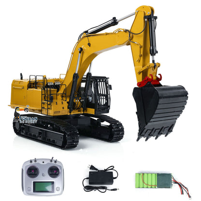 Toucanhobby C374 1/14 Metal RC Hydraulic Excavator RTR Brushless Motor Quick Coupler FlySky I6S Controller for Construction Model Collectors
