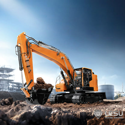 TOUCAN RC HOBBY Metal LESU 1/14 RC Hydraulic Equipment Excavator ET26B 2 Arms Remote Controlled Digger DIY Car Assembled Painted Model