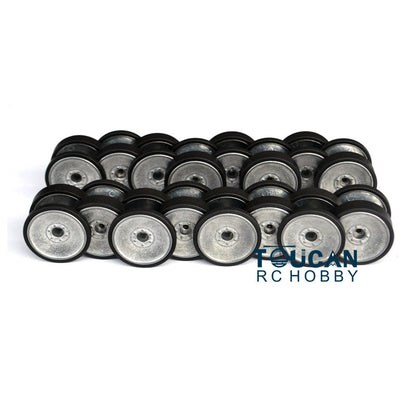 Metal Tracks Idler Sprockets Front Armour Guard Plate Ajusters Bearings For Henglong 1/16 German Tiger I 3818 Panther RC Tank DIY Parts