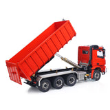 5. 1/14 Scale 8x8 RC Tipper TH-X BZ-G88 Hydraulic Lift High Bucket Left Angle  
