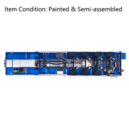  1/14 4-Axle Gooseneck Trailer DG-997-V2 Electric Tailgate Vertical Max 268mm