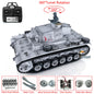 Henglong 1/16 7.0 Profession German Panzer III H RTR RC Tank 3849 with 360 Degrees Turret IR BB Smoke Metal Sprockets Idlers Road Wheels Barrel Tracks Gearbox