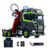 In Stock Toucan Metal 6X6 Chassis 1/14 RC Tractor Truck 770S Hydraulic Crane DIY Lorry Model Light Sound
