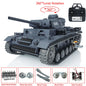 Henglong 1/16 TK7.0 Profession Panzer III L RTR RC Tank 3848 IR BB 360 Degrees Turret Smoke Metal Tracks Sprockets Idlers Road Wheels Gearbox