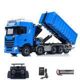 770S 1:14 5 Achsen Metall RC Hydraulische Muldenkipper Licht Sound Fernbedienung Kran Volle Dumper