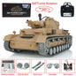Henglong 1/16 TK7.0 Promotion German Panzer IV F RTR RC Tank 3858 360 Degrees Turret Smoke IR BB Metal Tracks Sprockets Idlers Road Wheels Gearbox Tracks