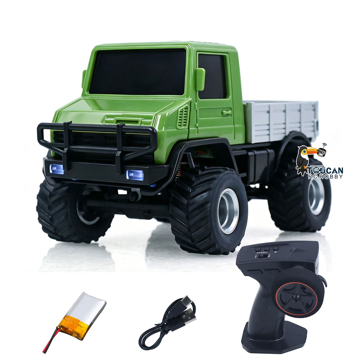 TOUCAN RC HOBBY JIABAILE U400 2.4G 1/36 4WD Plastic Remote Control Crawler 3603 RC Off Road Car RTR Radio Battery Light USB Charger Mini Vehicle