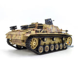2.4G Henglong 1/16 7.0 Plastic German Stug III RTR RC Tank Model 3868 BB IR Steel Gearbox 1800MAH Battery Radio Sound Lights