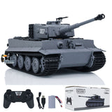 Taigen 1/24 RC Battle Tank Tiger I Remote Control Military Tanks Armored Panzer Infrared Combat USB Assembled Painted 217 007