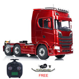 1/14 RC Tractor Truck Metal Chassis 6x6 Remote Control Car 2-speed Transmission Full Aluminum Alloy Frame Structure CNC Metal Axles