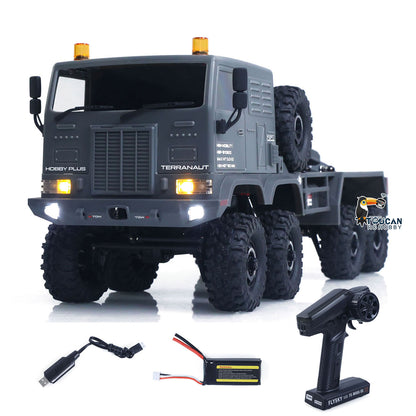 1/18 Remote Control Military Truck 8X8 All Wheel Steering Electric RC Off Road Vehicle Model 2Speed Gearbox RTR Metal Chassis