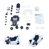 JDM 298B 1/10 Plastic RC Go-Kart DIY Model Radio Controlled Electric Racing Vehicle Unlimited Retrofit for Advanced Player