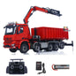 Toucanhobby 1/14 10*10 Metal RC Hydraulic Roll 0n Off Dumper 9-Way Reversing Valve Rear Axle Lifting for Model Enthusiasts