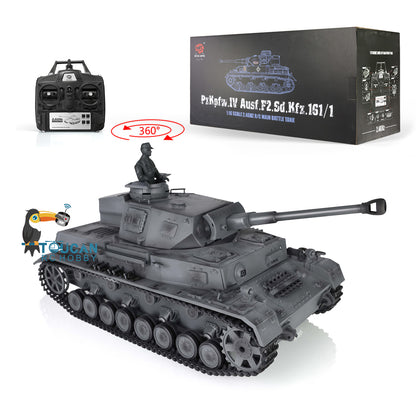 1/16 Maßstab TK7.0 Verbesserter Henglong Panzer IV F2 RTR RC FPV Modellpanzer 3859 360 Turmketten Kettenräder Leiträder Laufräder