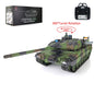 IN Stock Henglong 1/16 TK7.0 Plastic 3889 Leopard2A6 RTR RC Tank 360 Degrees Turret BB Infrared Combat Smoke Sound Light Metal Barrel