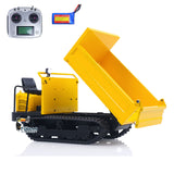 Toucanhobby C12R 1/14 Metal RC Hydraulic Tracked Dumper Truck Engineering Model FlySky I6S Remote Controller for Construction Hobbyists