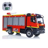 1/14 4X4 Metal Axles Remote Control Fire Fighting Vehicle BZ i6S Radio 2Speed Light Sound System No Battery Assembled Model PNP