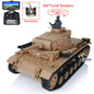 Henglong 1/16 Plastic 7.0 3848 3849 Panzer III H L RC Tank FPV 360 Degree Turret Infrared System BB Smoke Steel Driving Gearbox Metal Barrel