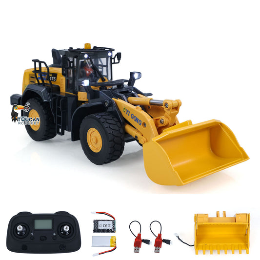 TOUCAN RC HOBBY Pre-Order Half Metal 1/50 Electric Remote Control Loader Ready To Run Mini RC Engineering Vehicle Model Lights Sounds Desktop Level Gift