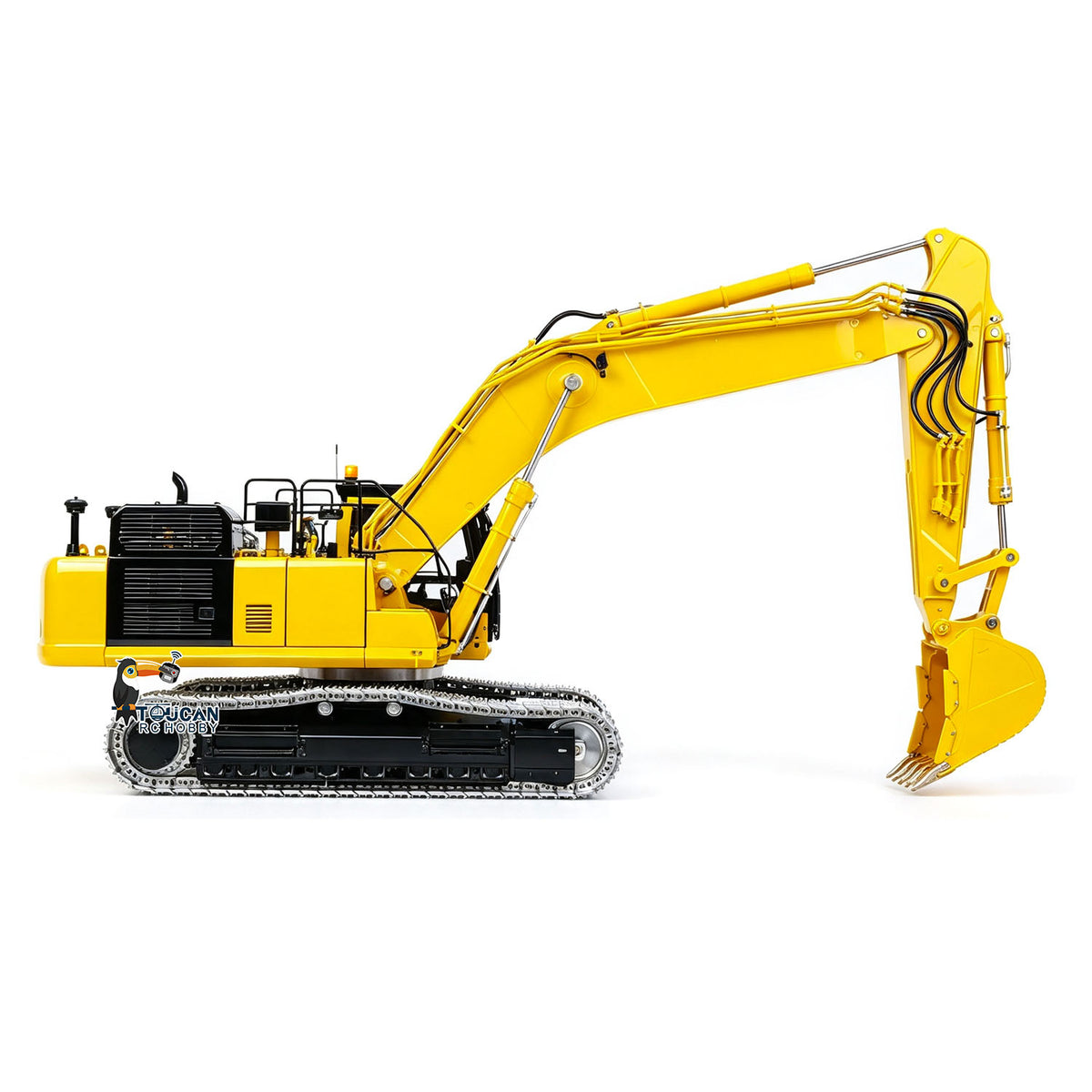 TOUCAN RC HOBBY LESU PC500 Metal 1/14 RC Hydraulic Tracked Excavator Remote Control Construction Vehicle Brushless Motor for Modeler