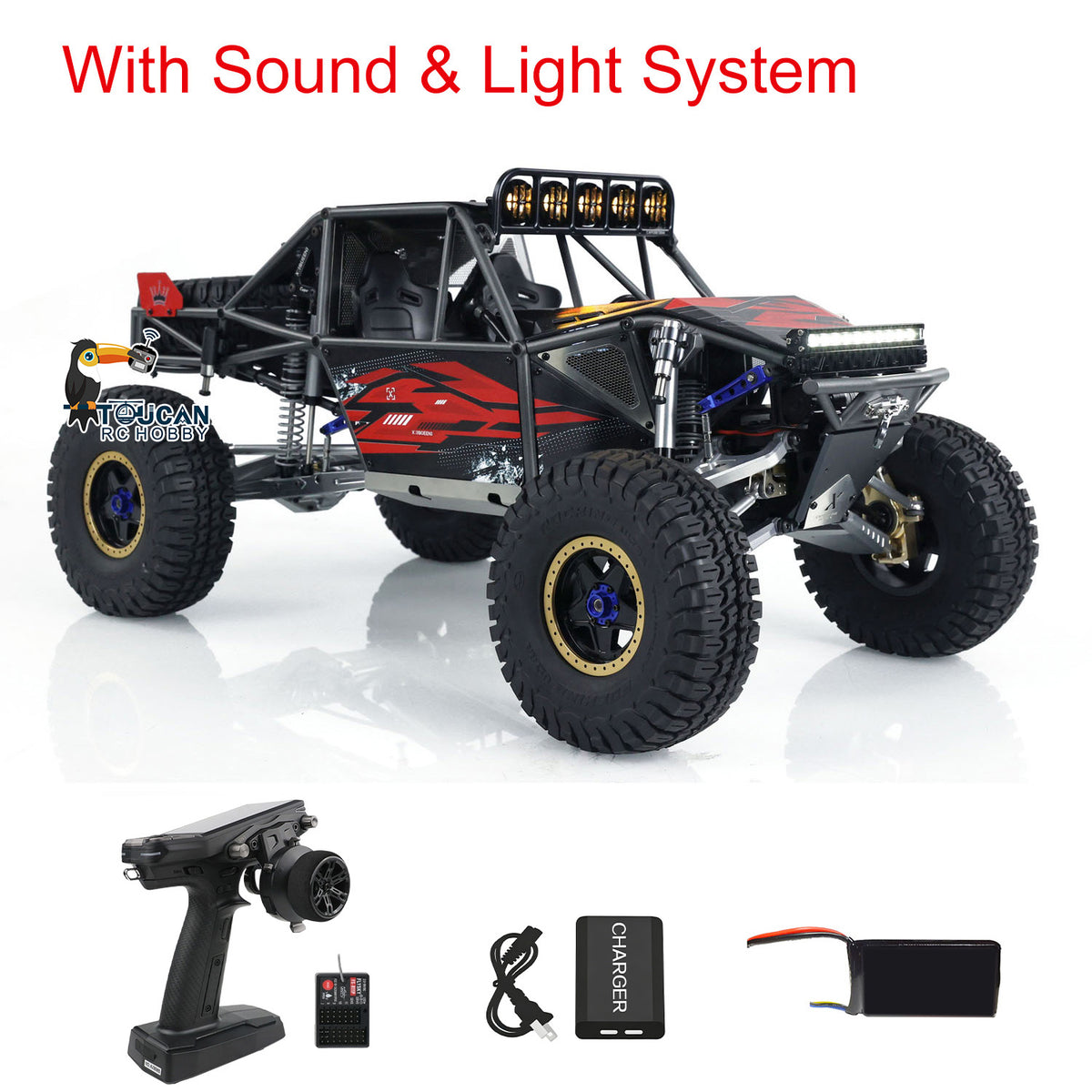 1/8 Capo Queen CD1582X U4 RC Crawler Auto Ferngesteuertes Rennfahrzeug RTR Modell Ready to Run 2 Geschwindigkeiten ESC Servomotor 