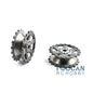 Metal Tracks Sprockets Idlers Road Wheels Tank Machine Gun For HengLong 1/16 3858/3859 Remote Control Tank Vehicle Accessories