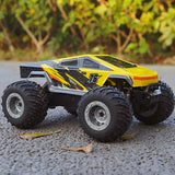 1/24 2.4GHz RC Pickup Truck 4*4 Wireless Control Off Road Vehicle Rock Crawler Car Q208 Ready to Run Transmitter LED Lights