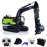 MTM EC380 Metal 1/14 RC Hydraulic Excavator 5-ways Reserving Valve Manually Quick-Release Coupler for Scale Machinery Enthusiasts