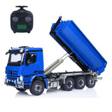 8X8 1/14 Hydraulischer RC Vollkipper Metall Fernbedienung Roll On Off Kipper BZ 3363 Automodell Sounds Lichter FlySky ST8 Radio
