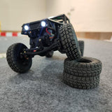 LDRC LD18499 1/18 2.4G RC Climbing Car 4*4 Remote Control Vehicle 280 Brushed Motor ESC Ready to Go Battery Servo USB Charge