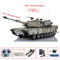 Heng Long 1/16 TK16 Full Metal Chassis RTR RC Tank 3918 M1A2 Abrams with Muzzle Flash Smoke Effects 360 Degrees Turret I6S Radio System