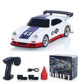 High Speed 2.4G Mini RC Drift Car 1/43 Racing Vehicles Gyroscope 4WD Ready to Go Mini Car Toy Radio Battery Lights Model