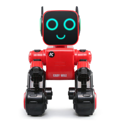 TOUCAN RC HOBBY JJRC R4 Smart Robot Toy with Remote Control Programmable Actions Singing Dancing LED Lights Touch Interaction Coin Saving