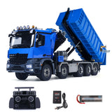 Toucanhobby 1/14 10*10 Metal RC Hydraulic Roll 0n Off Dumper 9-Way Reversing Valve Rear Axle Lifting for Model Enthusiasts