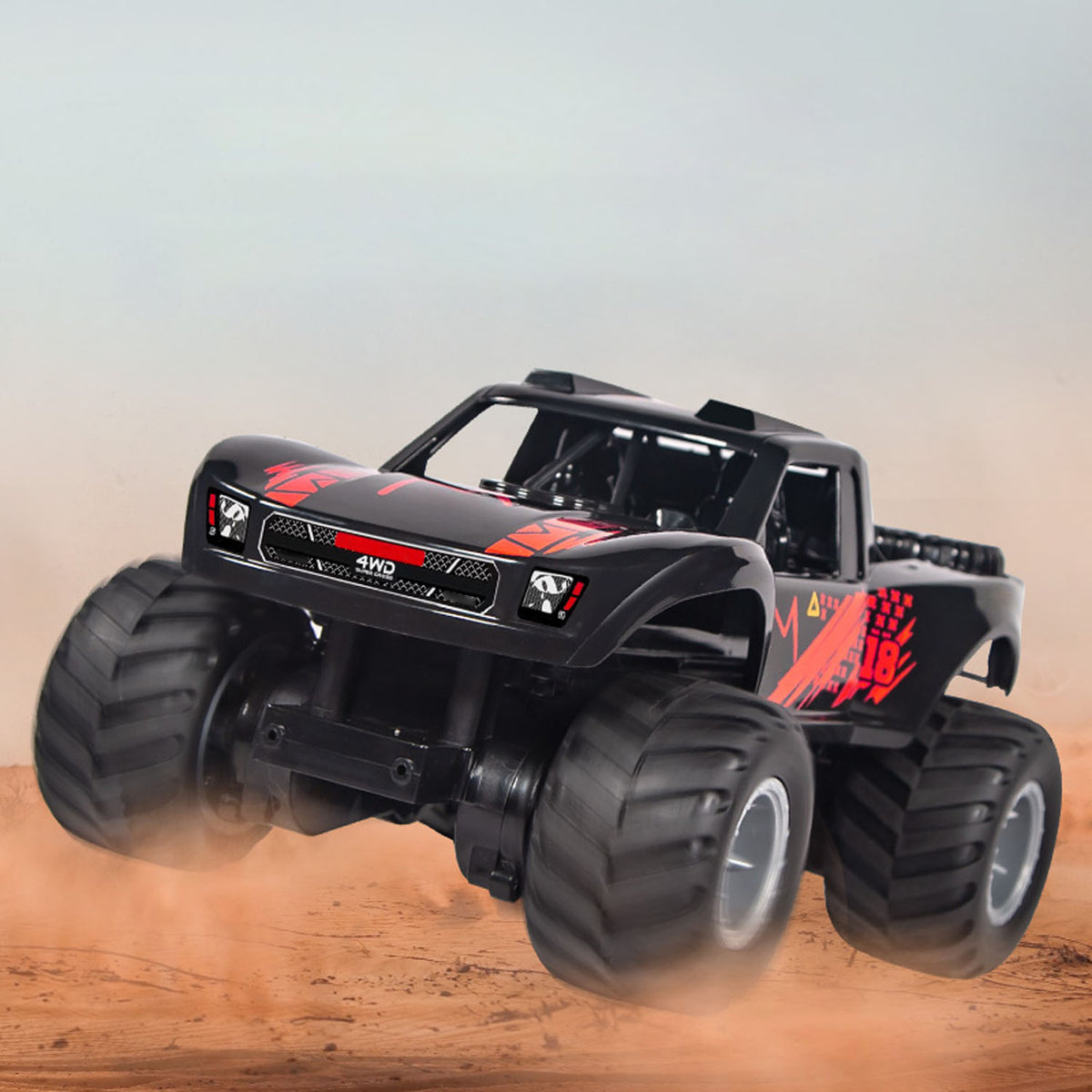 2,4 GHz RC Amphibien-Geländewagen Q156 1/16 Fernbedienung Allradantrieb 360-Grad-Drehung Wasserdichtes Stuntauto RTR-Batterie